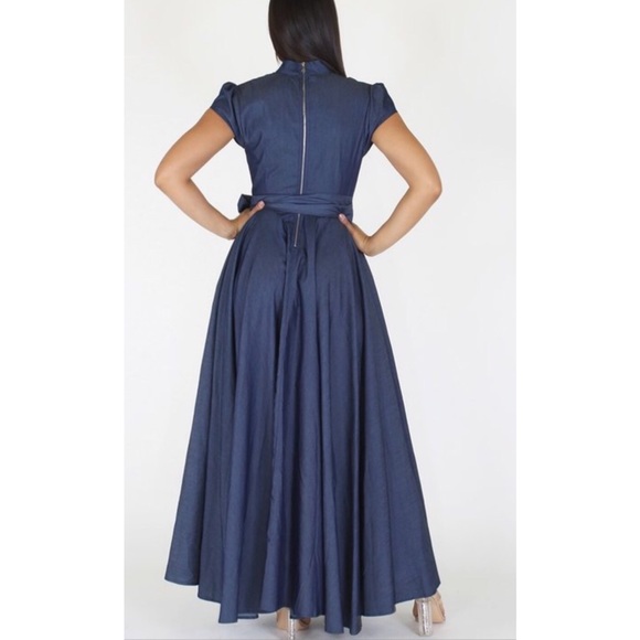 😍RESTOCKED😍   Denim maxi dress - Picture 4 of 4